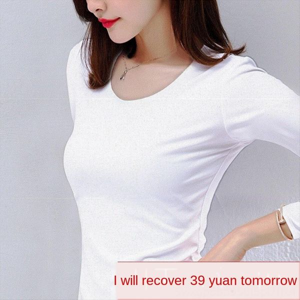 cotton long-sleeved base women's -shirt slim women's autumn black autumn all-match jacket shirt jacket thin, White
cotton long-sleeved base women's -shirt slim women's autumn black autumn all-match jacket shirt jacket thin, White