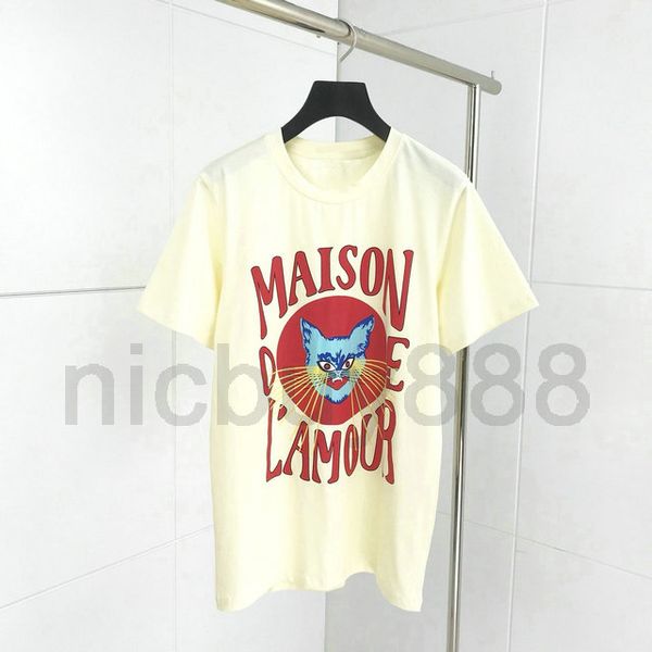 fashion designer luxury mens italy clothing t-shirt classic cat maison print letter short simple tshirt casual cotton tee t shirt, White;black
fashion designer luxury mens italy clothing t-shirt classic cat maison print letter short simple tshirt casual cotton tee t shirt, White;black