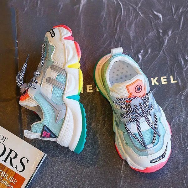 2020 summer rainbow kids sport shoes for girls sneakers students breathable mesh children shoes girls sneakers light shoes boys t200701, Black;red
2020 summer rainbow kids sport shoes for girls sneakers students breathable mesh children shoes girls sneakers light shoes boys t200701, Black;red