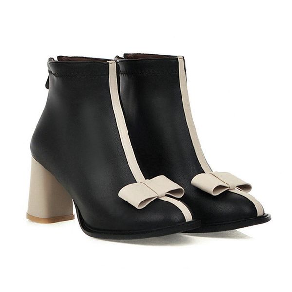 b2- size 34-43 female black color bowknot boots ladies sweet party ankle boot woman thick heels shoes women elegant zips shoe
b2- size 34-43 female black color bowknot boots ladies sweet party ankle boot woman thick heels shoes women elegant zips shoe