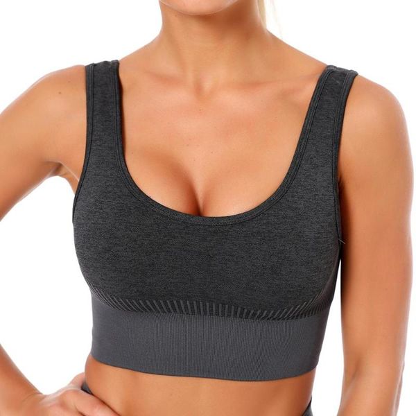 women seamless bra gym sports bra padded push up sports high impact joggings women yoga shirt, White;black
women seamless bra gym sports bra padded push up sports high impact joggings women yoga shirt, White;black
