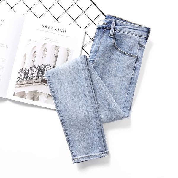 sf1062b-europe and america women's dress 2019 new style elasticity tight-fit skinny jeans, Blue
sf1062b-europe and america women's dress 2019 new style elasticity tight-fit skinny jeans, Blue