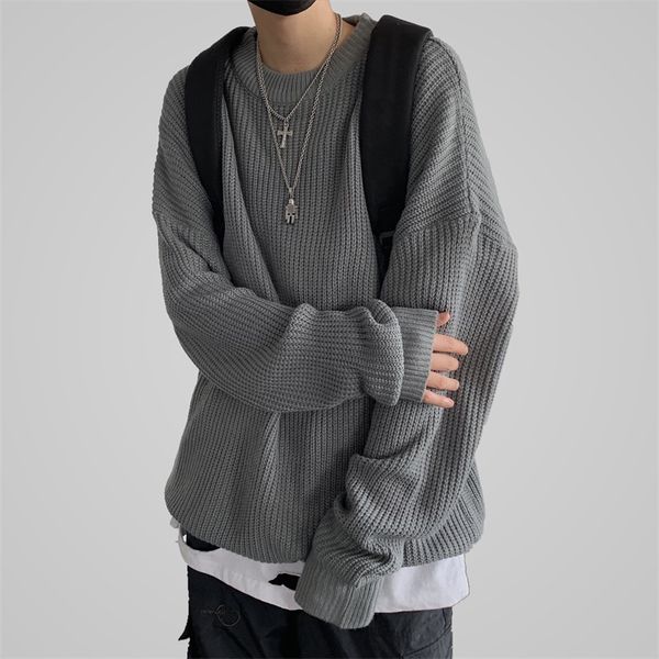 legible oversized o-neck sweater men casual autumn winter warm sweater pullover male solid knitted male sweaters, White;black
legible oversized o-neck sweater men casual autumn winter warm sweater pullover male solid knitted male sweaters, White;black