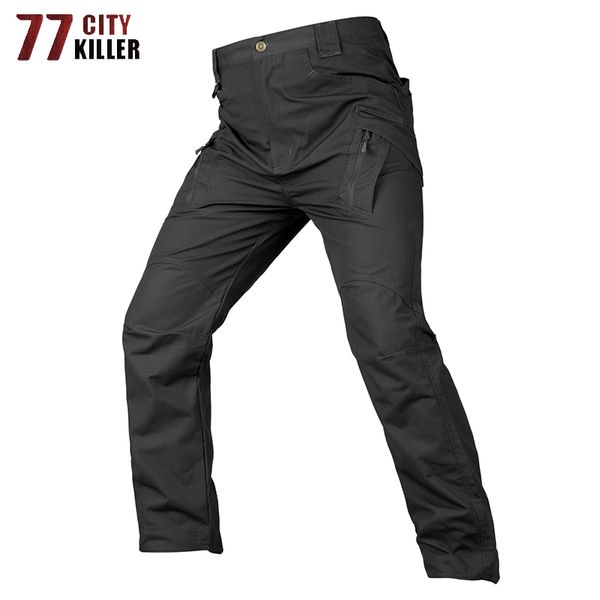 77city killer ix9 tactical cargo pants men army combat swat trousers waterproof mens multi-pocket long pants size s-5xl, Black
77city killer ix9 tactical cargo pants men army combat swat trousers waterproof mens multi-pocket long pants size s-5xl, Black