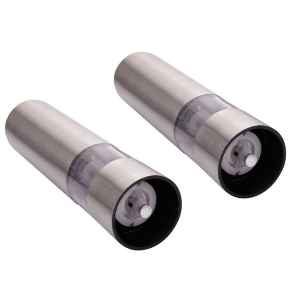 kitchen tools 2pcs electric spice salt pepper mill grinder stainless steel muller home tools food mills
kitchen tools 2pcs electric spice salt pepper mill grinder stainless steel muller home tools food mills