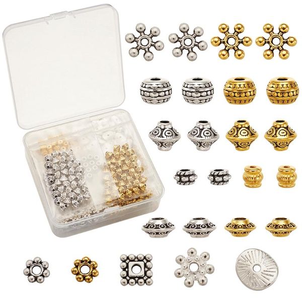 600pcs/box tibetan style alloy spacer beads multiple type mixed color for jewelry bracelet necklace earrings making, Blue;slivery
600pcs/box tibetan style alloy spacer beads multiple type mixed color for jewelry bracelet necklace earrings making, Blue;slivery