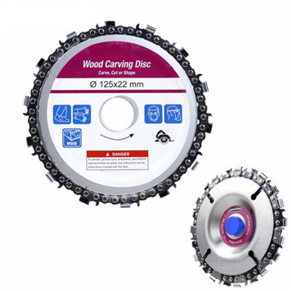 4/5 inch chain grinder chain saws disc wood carving disc for 125mm angle grinder 14 tooth woodworking plate angle grinding tool
4/5 inch chain grinder chain saws disc wood carving disc for 125mm angle grinder 14 tooth woodworking plate angle grinding tool