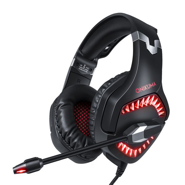 onikuma k1pro pc gaming headset for ps4 xbox one, 3.5mm stereo usb led headphones with omnidirectional microphone
onikuma k1pro pc gaming headset for ps4 xbox one, 3.5mm stereo usb led headphones with omnidirectional microphone