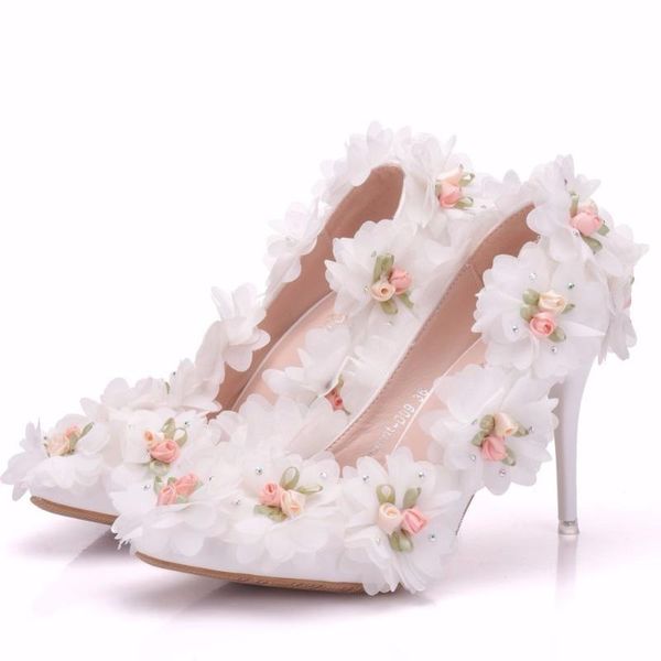 2018 new fashion pedicure was thin high heel women's shoes white flowers shallow mouth pointed fine heel high shoes, Black
2018 new fashion pedicure was thin high heel women's shoes white flowers shallow mouth pointed fine heel high shoes, Black