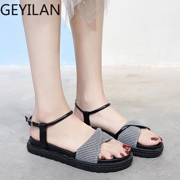 2019 plaid women sandals female summer open toe thick bottom shoes sponge cake roman casual sweet sandals zapatillas mujer#g4, Black
2019 plaid women sandals female summer open toe thick bottom shoes sponge cake roman casual sweet sandals zapatillas mujer#g4, Black