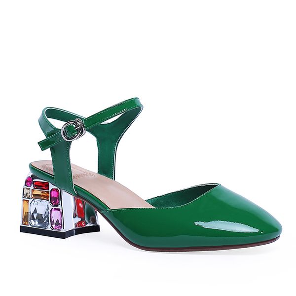 wetkiss plus size women footwear ladies high heel sandals close toe fancy colorful crystal sandals summer sandals 2020 for women, Black 
wetkiss plus size women footwear ladies high heel sandals close toe fancy colorful crystal sandals summer sandals 2020 for women, Black