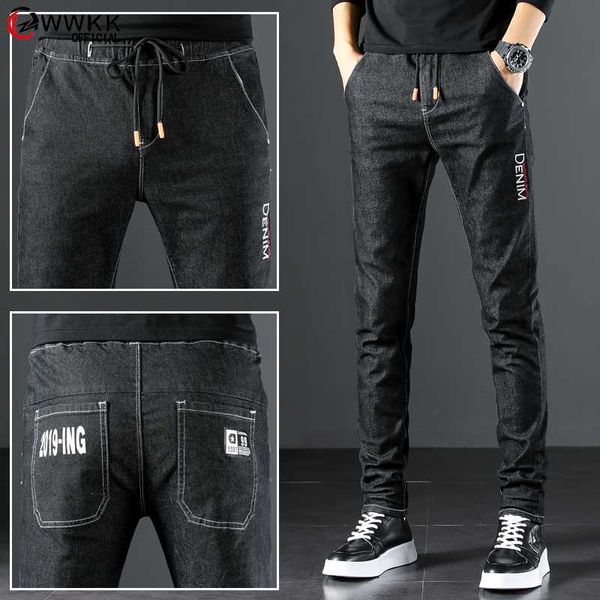 2020 men's classic black jeans elastic slim fit denim jean trousers male plus size 36 37 38 business casual elastic waist pants, Blue
2020 men's classic black jeans elastic slim fit denim jean trousers male plus size 36 37 38 business casual elastic waist pants, Blue