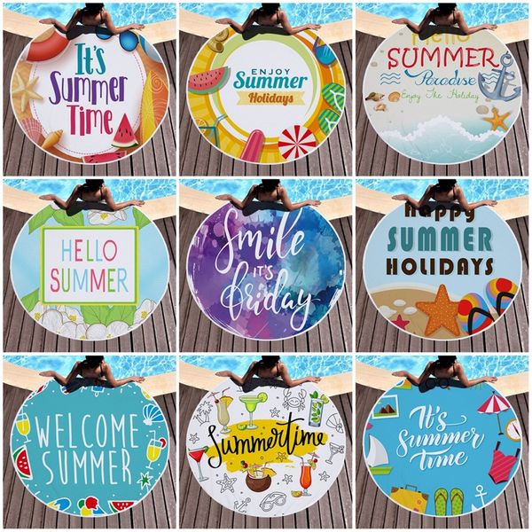 наслаждайтесь sunmmer holiday пляжное полотенце с кисточкой круглой формы печатных кемпинг пикник колодки фитнес йога коврик диаметр 150 см
наслаждайтесь sunmmer holiday пляжное полотенце с кисточкой круглой формы печатных кемпинг пикник колодки фитнес йога коврик диаметр 150 см