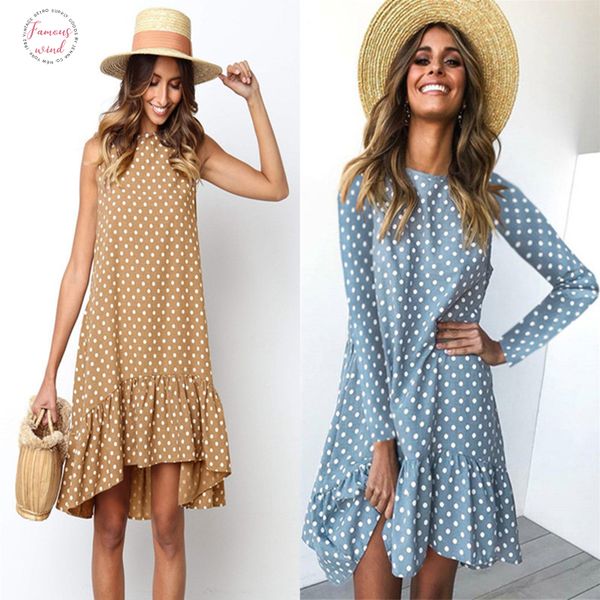 large size polka dot boho womens dress casual patchwork ruffles beach dresses elegant loos bohemia mini dress vestido, Black;gray
large size polka dot boho womens dress casual patchwork ruffles beach dresses elegant loos bohemia mini dress vestido, Black;gray