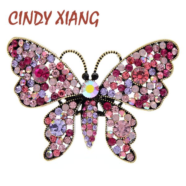 cindy xiang rhinestone butterfly brooches for women shining vintage fashion insect pin retro style 3 colors avaible high quality, Gray
cindy xiang rhinestone butterfly brooches for women shining vintage fashion insect pin retro style 3 colors avaible high quality, Gray