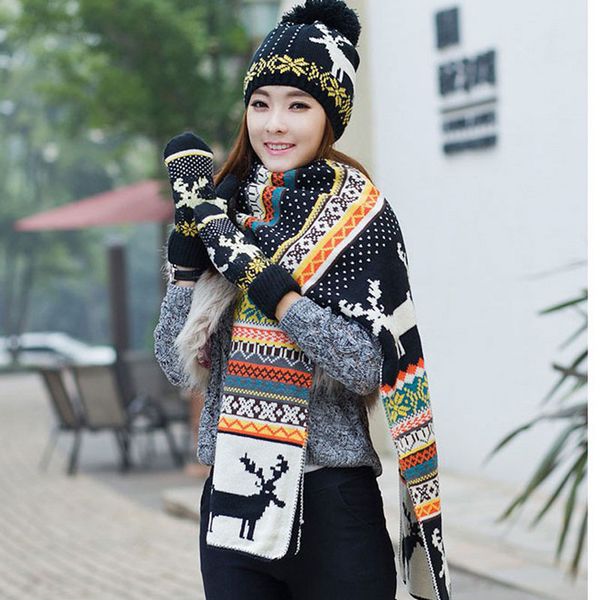 winter new women's christmas scarf hat gloves three-piece furry knit elk scarf set girl's lovely birthday christmas gift suit, Blue;gray
winter new women's christmas scarf hat gloves three-piece furry knit elk scarf set girl's lovely birthday christmas gift suit, Blue;gray