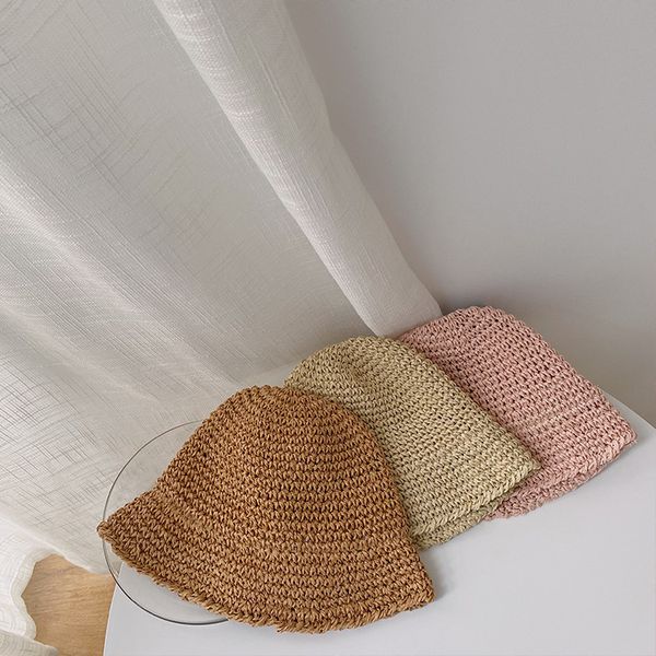 summer fashion girls collapsible knitted straw hats kids 3 colors sun hats children pgraphy props, Yellow
summer fashion girls collapsible knitted straw hats kids 3 colors sun hats children pgraphy props, Yellow