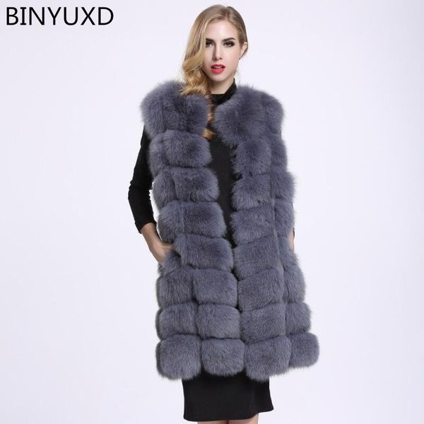 binyuxd new luxury faux winter fur vest women waistcoat long slim fake fur coats gilet warm coats women, Black
binyuxd new luxury faux winter fur vest women waistcoat long slim fake fur coats gilet warm coats women, Black