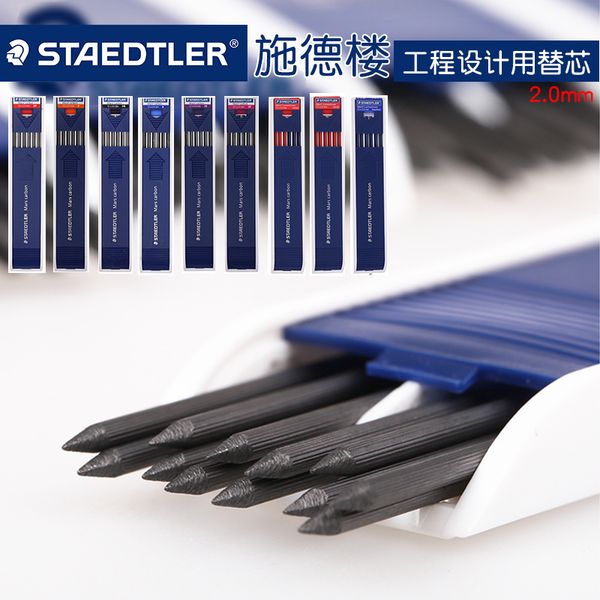 staedtler mars carbon 200 2.00 mm mechanical pencil lead 4b hb 2h black/blue/red colors office & school writing supplies, Blue;orange
staedtler mars carbon 200 2.00 mm mechanical pencil lead 4b hb 2h black/blue/red colors office & school writing supplies, Blue;orange