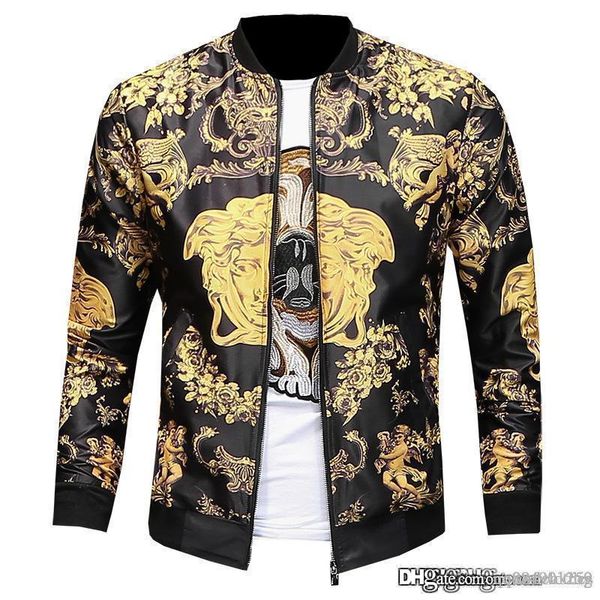 mens designer jackets f utumn shirt windproof lapel floral print zipper coat contrast color slim designer jackets plus size m-2xl, Black;brown
mens designer jackets f utumn shirt windproof lapel floral print zipper coat contrast color slim designer jackets plus size m-2xl, Black;brown