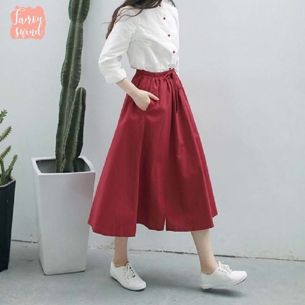spring new elegant skirts women a line midi skirt elastic waist casual pure color female red cotton linen summer skirt, Black
spring new elegant skirts women a line midi skirt elastic waist casual pure color female red cotton linen summer skirt, Black