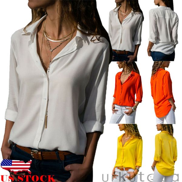 2020 new solid fashion women stock women's long sleeve shirt button down loose blouse v-neck t-shirts, Black;blue
2020 new solid fashion women stock women's long sleeve shirt button down loose blouse v-neck t-shirts, Black;blue
