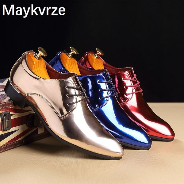 european and american men shoes bright leather british style tide fashion pointed toe lace-up wild flats mens casual shoes/38-48, Black
european and american men shoes bright leather british style tide fashion pointed toe lace-up wild flats mens casual shoes/38-48, Black