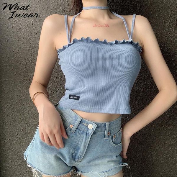 women halter tank show navel crop sweet girl solid soft knitted fabric summer 2020 female vest basic slim top, White
women halter tank show navel crop sweet girl solid soft knitted fabric summer 2020 female vest basic slim top, White