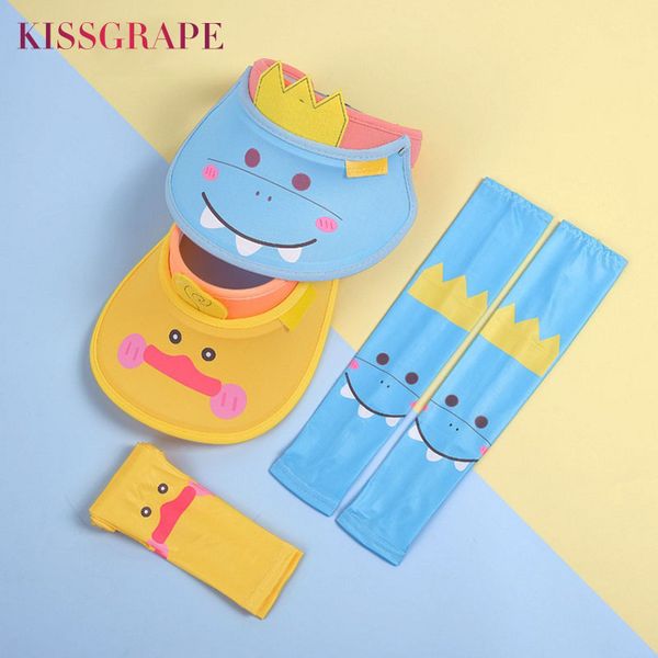 2020 summer 2 sets new baby boys beach sunhats with large brim anti-uv arm sleeves for girls children's dinosaur caps hats 2, Blue;gray
2020 summer 2 sets new baby boys beach sunhats with large brim anti-uv arm sleeves for girls children's dinosaur caps hats 2, Blue;gray
