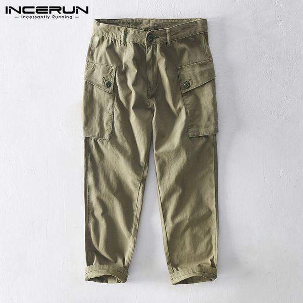pantalones men incerun joggers loose cargo solid color button streetwear casual long trousers pockets hombre pants fashion s-5xl qhddj, Black
pantalones men incerun joggers loose cargo solid color button streetwear casual long trousers pockets hombre pants fashion s-5xl qhddj, Black
