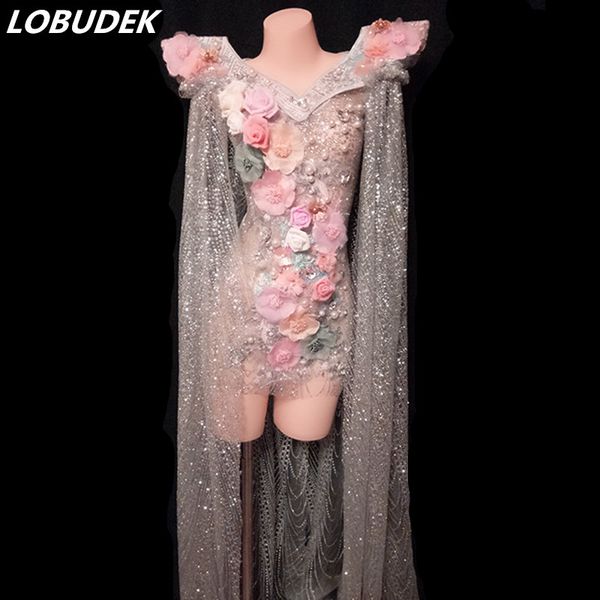 fashion glitter beads flowers transparent tailing long dress bar concert female singer stage outfit party model catwalk ds dress, Black;red
fashion glitter beads flowers transparent tailing long dress bar concert female singer stage outfit party model catwalk ds dress, Black;red