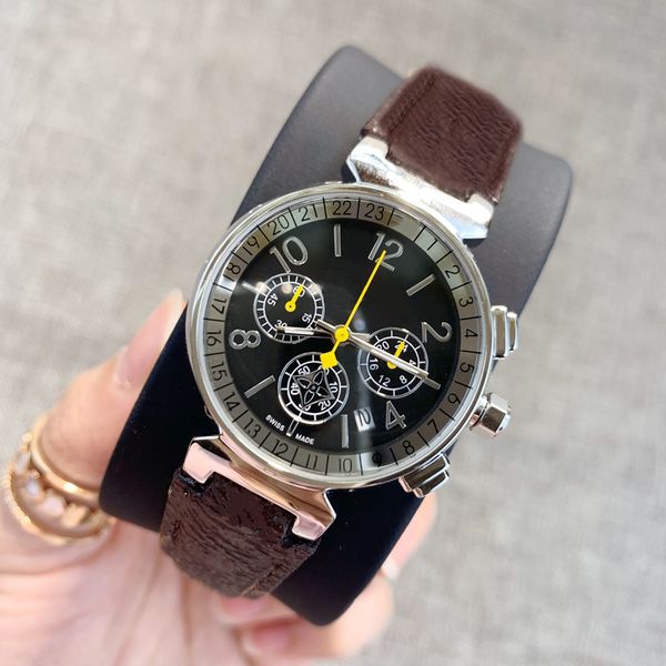 2020 item lady female wristwatch calendar women genuine leather women dress watch popular fashion style quartz luxury watches, Slivery;brown
2020 item lady female wristwatch calendar women genuine leather women dress watch popular fashion style quartz luxury watches, Slivery;brown