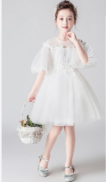 2020 stylish and novel fashion show children' dress girl puffy yarn dinner party sleeved white dress, White;blue
2020 stylish and novel fashion show children' dress girl puffy yarn dinner party sleeved white dress, White;blue