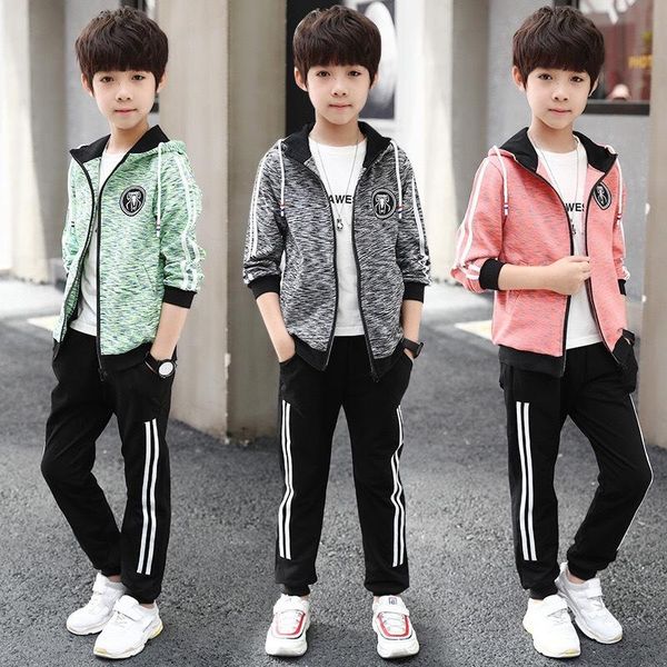 2 sets children's clothing autumn and winter clothing new sweater fashion jacket boy sports coat + casual pants casual shirt trousers, White
2 sets children's clothing autumn and winter clothing new sweater fashion jacket boy sports coat + casual pants casual shirt trousers, White