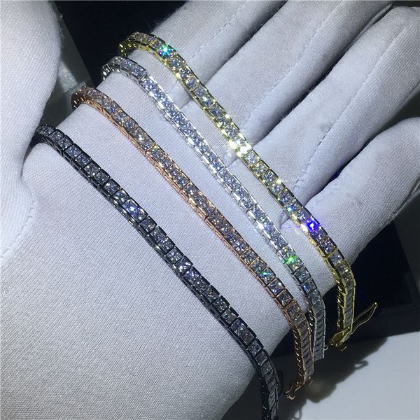 vecalon 4 colors tennis bracelet princess cut cubic zirconia white gold filled party wedding bracelets for women men jewelry, Golden;silver
vecalon 4 colors tennis bracelet princess cut cubic zirconia white gold filled party wedding bracelets for women men jewelry, Golden;silver