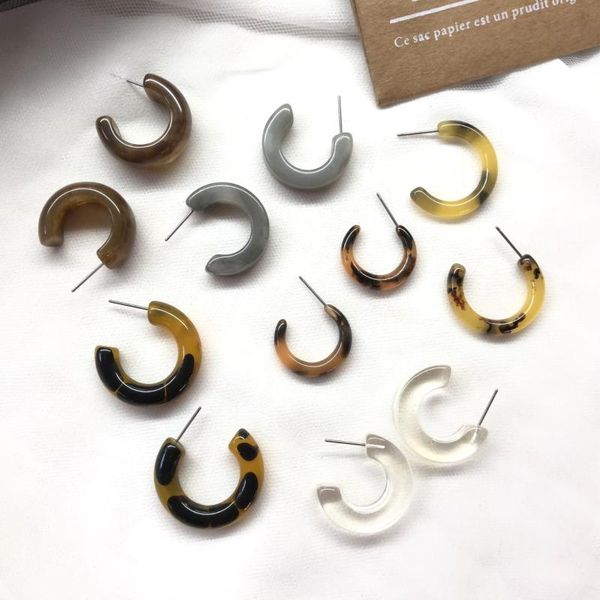 ujbox 2019 multicolor leopard resin earrings women small acrylic clear hoop earrings spring summer wedding party, Golden
ujbox 2019 multicolor leopard resin earrings women small acrylic clear hoop earrings spring summer wedding party, Golden