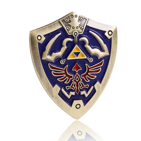 10pcs/lot wholesale game the legend of zelda shield brooches enamel alloy brooches for women men jewelry gifts, Gray
10pcs/lot wholesale game the legend of zelda shield brooches enamel alloy brooches for women men jewelry gifts, Gray