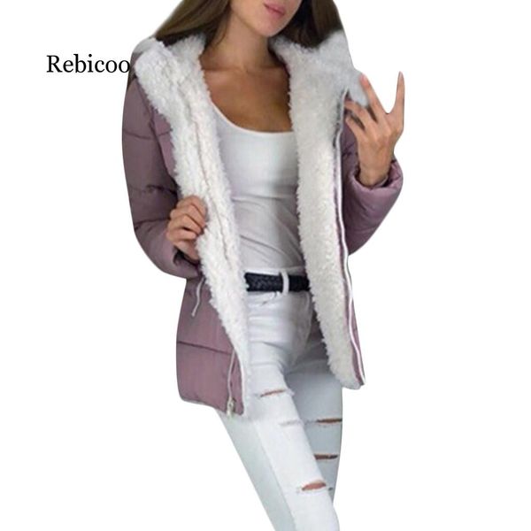 women's winter thick coat long sleeve warm jacket jacket zipper hooded, Black
women's winter thick coat long sleeve warm jacket jacket zipper hooded, Black