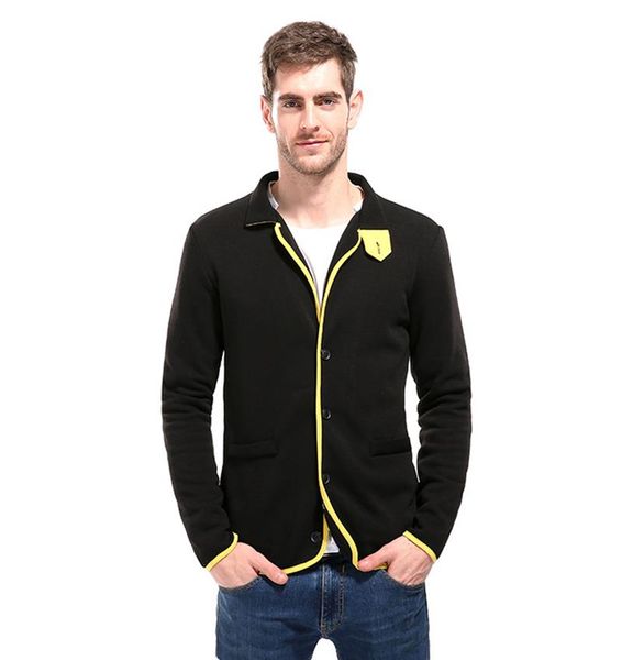 men's jackets spring and autumn simple british style fashion coat slim solid color black cardigan men jacket, Black;brown
men's jackets spring and autumn simple british style fashion coat slim solid color black cardigan men jacket, Black;brown