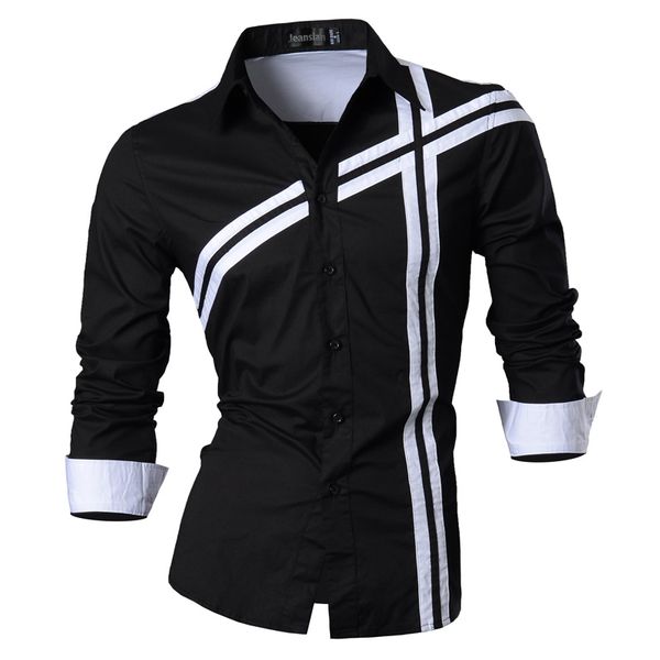 2019 spring autumn features shirts men casual jeans shirt new arrival long sleeve casual slim fit male shirts z006, White;black
2019 spring autumn features shirts men casual jeans shirt new arrival long sleeve casual slim fit male shirts z006, White;black