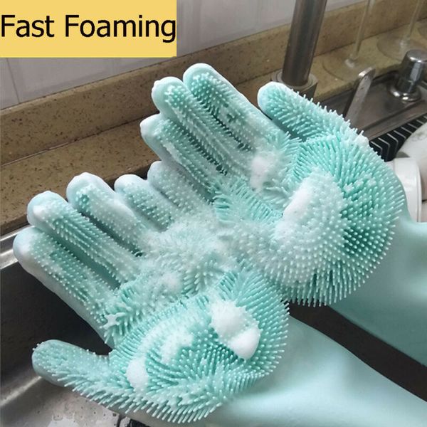 1pair dishwashing cleaning gloves magic silicone rubber dish washing glove for household scrubber kitchen clean tool scrub
1pair dishwashing cleaning gloves magic silicone rubber dish washing glove for household scrubber kitchen clean tool scrub