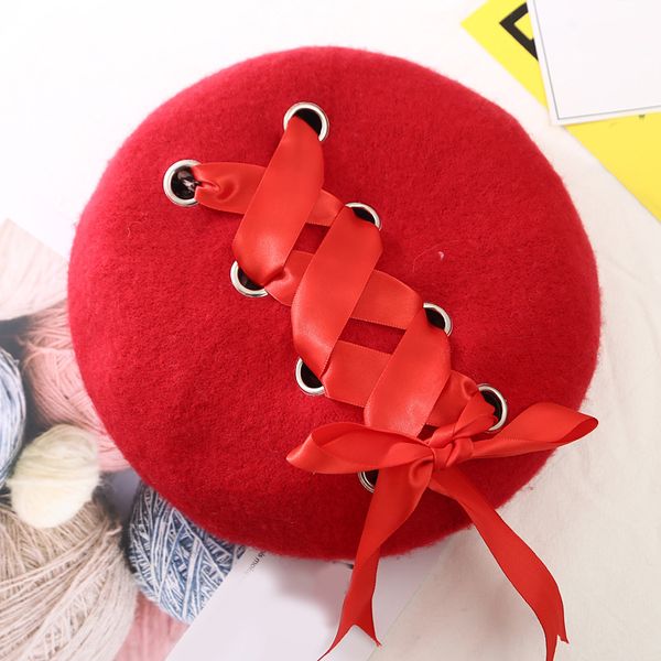 2019 new womens winter hat beret ladies wool cotton blend cap lace-up bows woman hats berets plain bonnet warm walking cap, Blue;gray
2019 new womens winter hat beret ladies wool cotton blend cap lace-up bows woman hats berets plain bonnet warm walking cap, Blue;gray