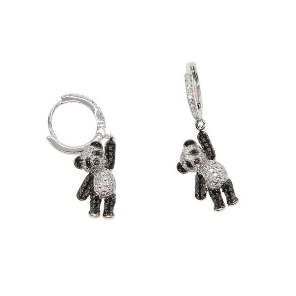 mirco pave cz panda мотаться серьги для женщин ювелирные изделия bijoux brincos кристалл мотаться серьги женский букле d'oreille femme, Silver
mirco pave cz panda мотаться серьги для женщин ювелирные изделия bijoux brincos кристалл мотаться серьги женский букле d'oreille femme, Silver