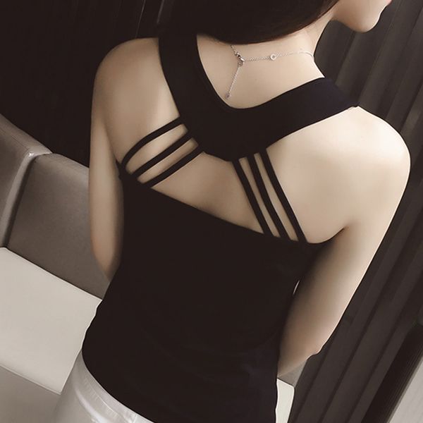 baitao little suspender waistcoat with back cross strap for self-cultivation in summer, White
baitao little suspender waistcoat with back cross strap for self-cultivation in summer, White
