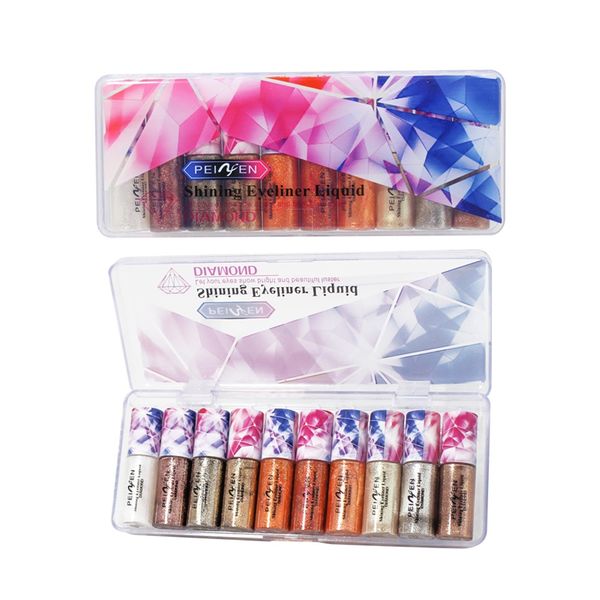 d10 colors liquid eye shadow set shiny diamond waterproof smudge-proof long-lasting shine eyeshadow liquid eye beauty glazed*u
d10 colors liquid eye shadow set shiny diamond waterproof smudge-proof long-lasting shine eyeshadow liquid eye beauty glazed*u