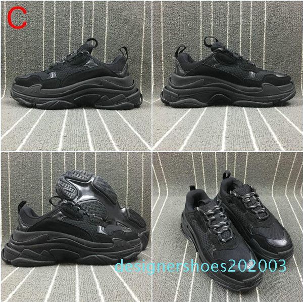 2019 new fashion paris triple-s designer shoes low platform sneakers triple s mens casual women designer casual sports trainers zapatos, Black
2019 new fashion paris triple-s designer shoes low platform sneakers triple s mens casual women designer casual sports trainers zapatos, Black