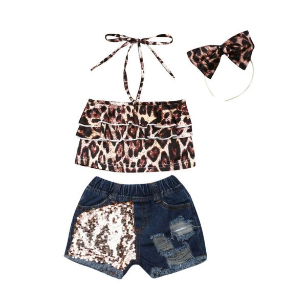 Pudcoco 2019 Summer Newborn Baby Girl Kids Neck Top Leopard Sling Denim Shorts Headband Fashion Set Clothes
Pudcoco 2019 Summer Newborn Baby Girl Kids Neck Top Leopard Sling Denim Shorts Headband Fashion Set Clothes