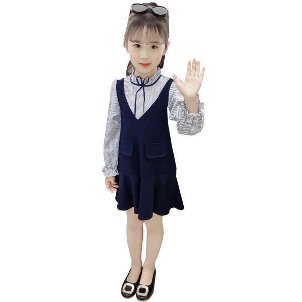 2019 New Kids Girl Spring Fall Fake Two Piece Sweatshirt Hoodies Child Girls Cotton Long Sleeve Dress T-shirt Top 4-13 Years Old
2019 New Kids Girl Spring Fall Fake Two Piece Sweatshirt Hoodies Child Girls Cotton Long Sleeve Dress T-shirt Top 4-13 Years Old