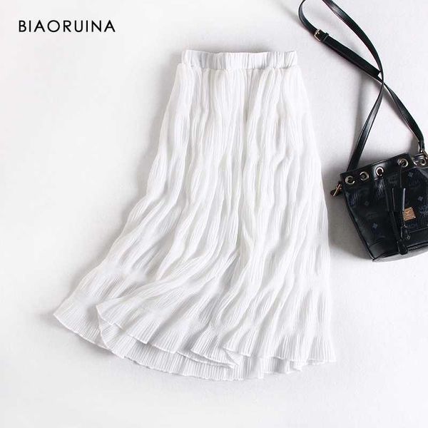 skirts biaoruina women's pleated chiffon high waist sweet skirt with lining ladies korean style summer elegant arrival, Black
skirts biaoruina women's pleated chiffon high waist sweet skirt with lining ladies korean style summer elegant arrival, Black