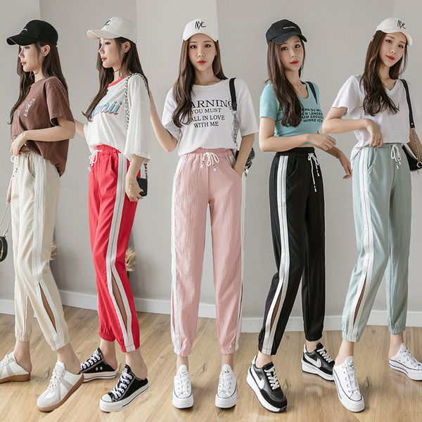 fashion trousers women korean corduroy pants sweatpants women plus size, Black;white
fashion trousers women korean corduroy pants sweatpants women plus size, Black;white